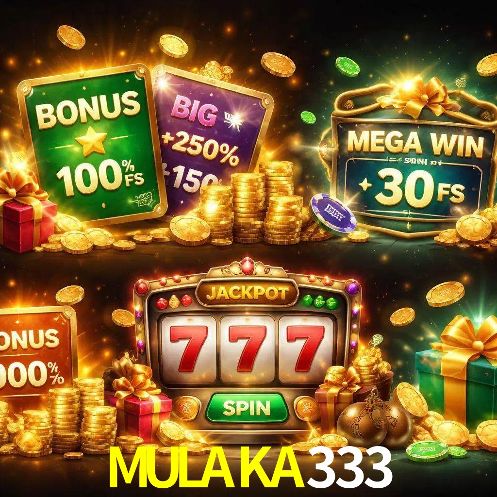 Tipos de bonos MULAKA333 incluyendo recompensas de bienvenida y promociones continuas
